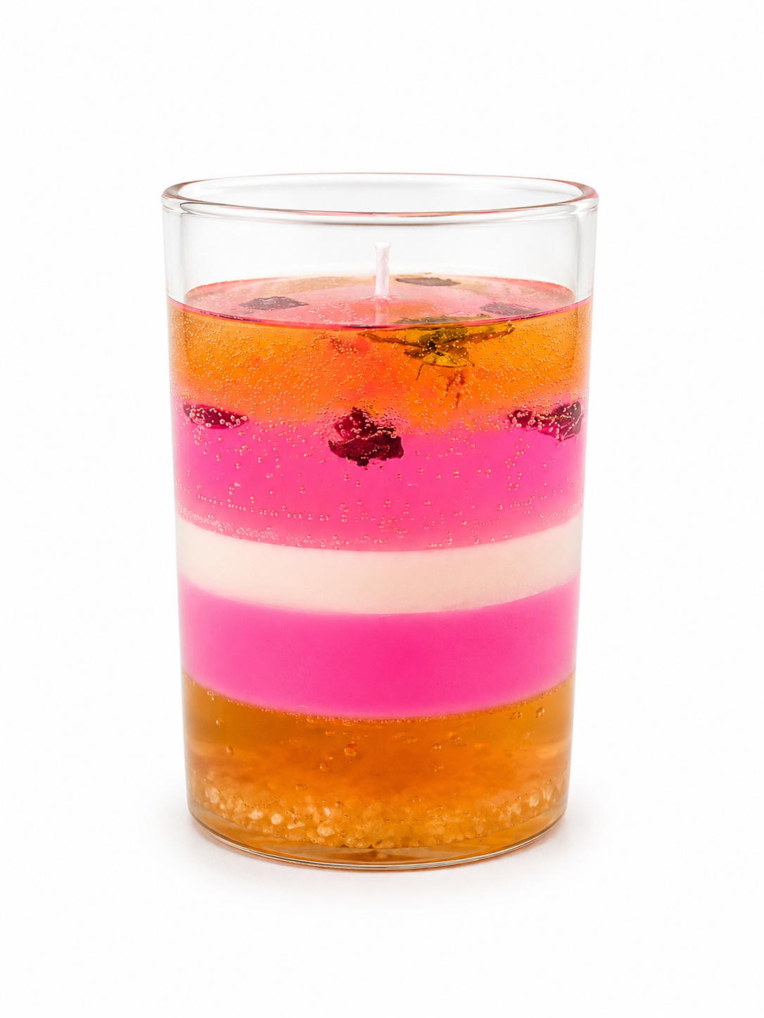 Long Glass Jar Candles