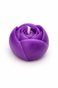 Rose Shaped Scented Candles (approx-45gm)(purple)