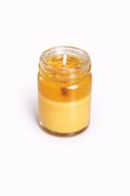 Small Glass Jar Scented Candles with Transparent wax (approx-48gm)(Honey Yellow, Transparent)